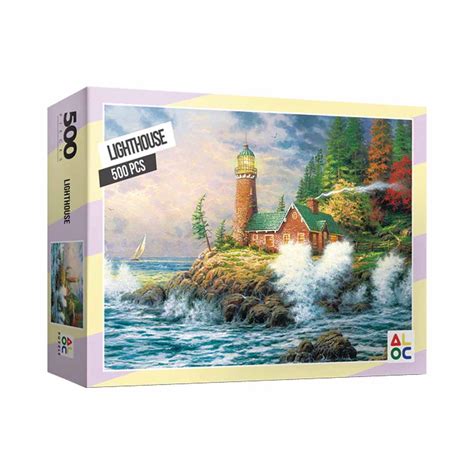 Lighthouse 500 Pieces Puzzlelife Serious Puzzles