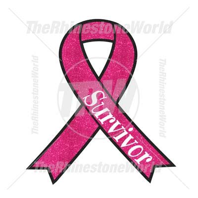 Breast Cancer Ribbon Survivor Clip Art