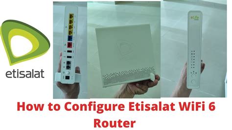 How To Configure Etisalat New Wifi Router Gateway Arcadyan Youtube