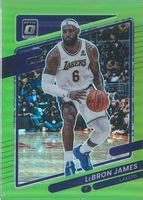 LeBron James 2021 Optic 41 Lime Green 149 Price Guide Sports Card