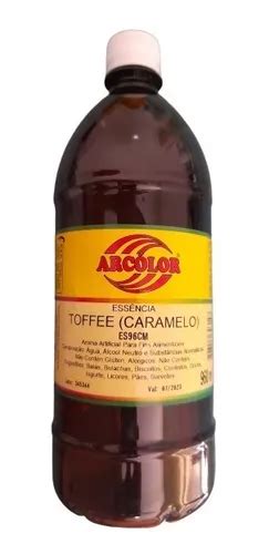 Essência Alimentícia Toffee caramelo 960ml Arcolor MercadoLivre