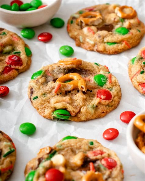 Christmas Monster Cookies Takes Two Eggs