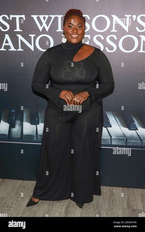 Actor Danielle Brooks Attends A Press Conference For The Piano Lesson