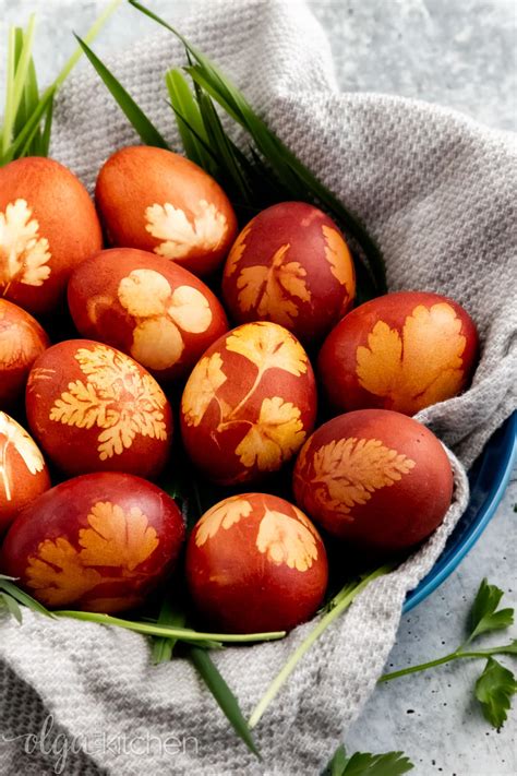 Natural Easter Eggs Olga In The Kitchen