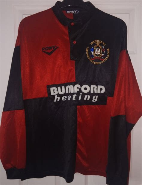 Sheffield Fc Home Football Shirt Sponsored By Bumford Heating