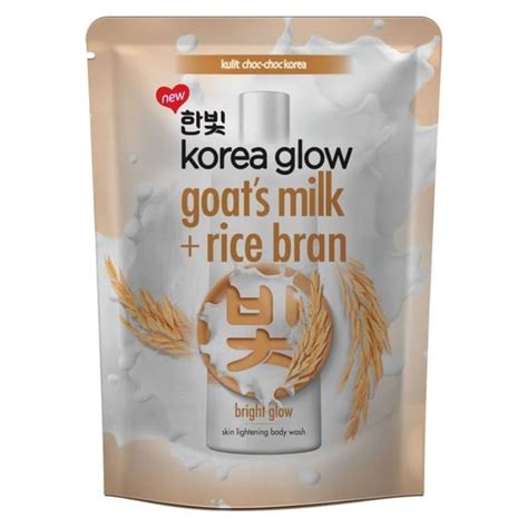 Jual Korea Glow Body Wash Goat S Milk Rice Bran Bright Glow 400 Ml Shopee Indonesia