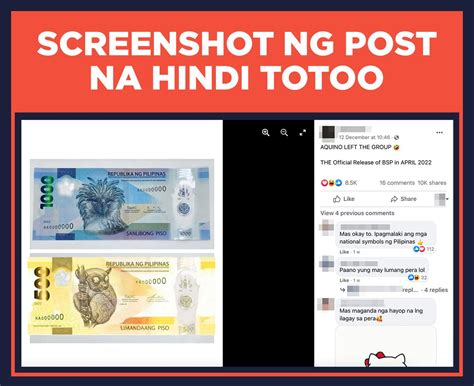 Hindi Totoo Tarsier Ang Ipapalit Sa Mga Aquino Sa Bagong Disenyo Ng P500 Bill