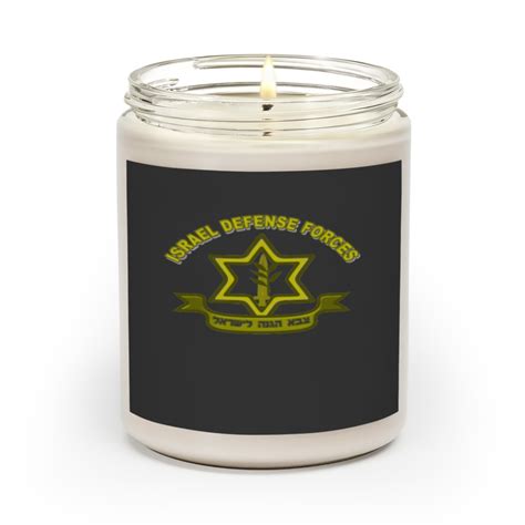 IDF Israel Defense Forces Insignia Scented Candles Sold By Carlos