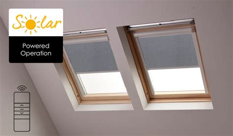 Solar Powered Velux Skylight Blinds From Bloc Blinds