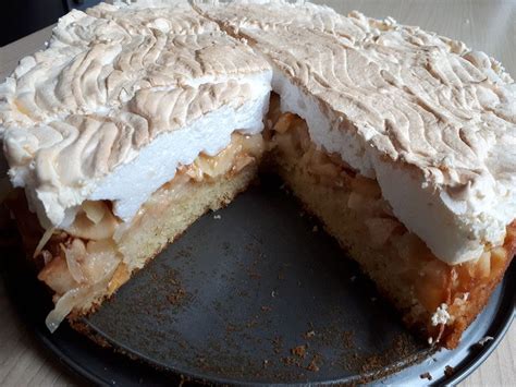 Apfel Zimt Kuchen Mit Baiser Von Bowlefee Chefkoch