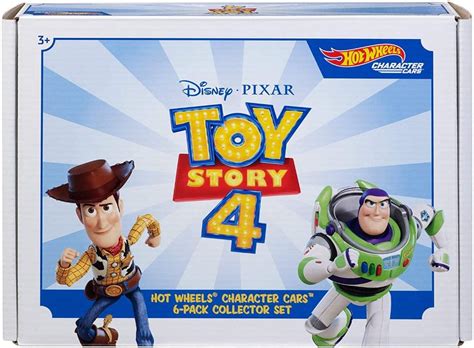 BNIB Hot Wheels Disney Pixar Toy Story 4 Bundle Vehicles 6 Pack Collector Set Character Cars