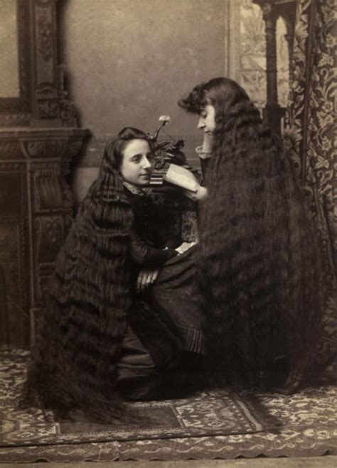 Victorian Women With Very Long Hair Stunning Historical Of Women Who