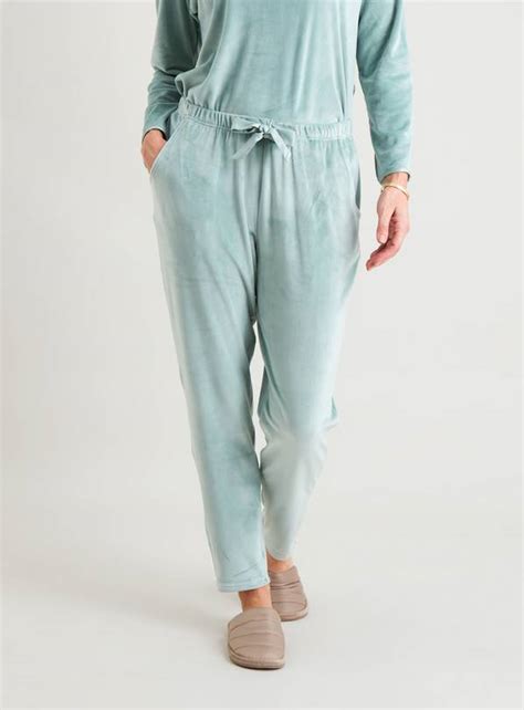 Buy Green Velour Coord Pyjama Bottoms 16 Pyjamas Argos