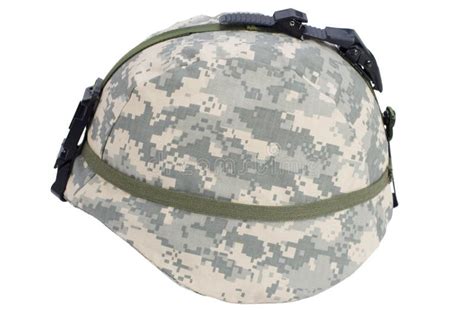 Us Army Kevlar Helmet With Night Vision Mount Stock Image Image Of