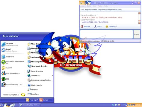 Tema De Sonic The Hedgehog Para Window Xp