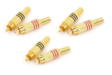 Esptronics Av Pin Rca Pin Male Audio Video Rca Pin Male Connector For