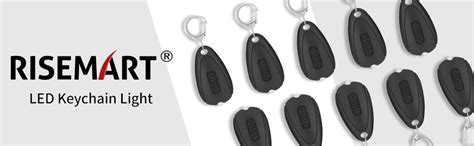 Risemart Keychain Flashlight Portable Mini Keychain Light Pack Of