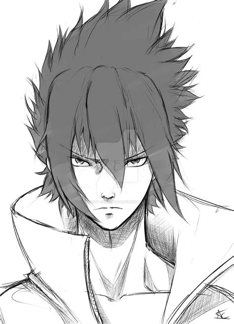 Sasuke Sketch By Amarog Checkmate On Deviantart