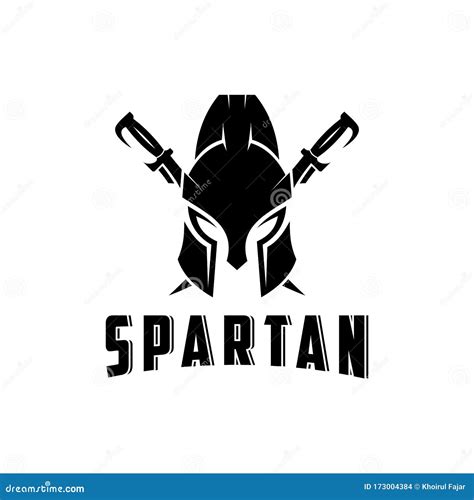 Spartan Logo Vector Spartan Helmet Head Protection Warrior Soldier