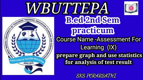 B Ed Nd Sem Practicum Wbuttepa Course Youtube