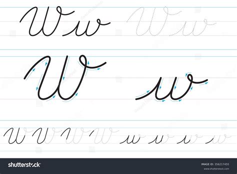 434 Cursive letter w Images, Stock Photos & Vectors | Shutterstock