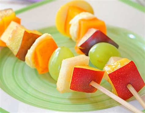 Descubrir 35 imagen receta brochetas de frutas para niños Abzlocal mx