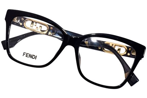 Fendi Fe50025i 055 Eyeglasses Women S Shiny Brown Pink Havana Full Rim 55mm