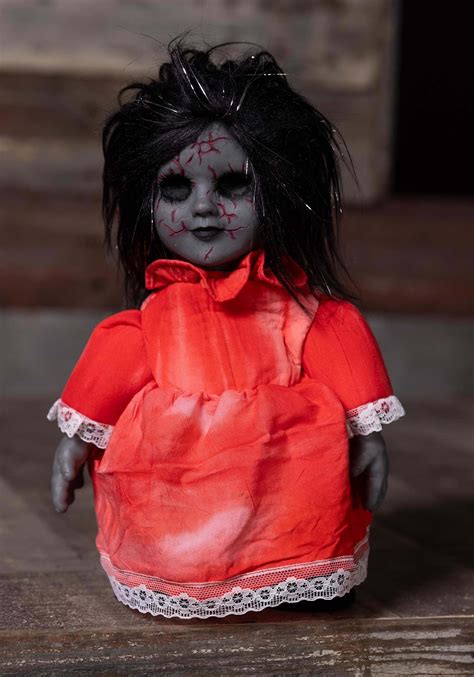 12 Inch Haunted Heather Doll Decoration Scary Decorations