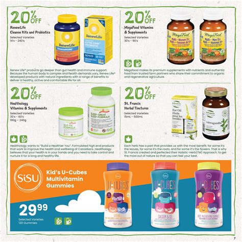 Freson Bros Healthy Essentials Flyer September To