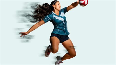 Premium Photo Volleyball Player Isolated On Transparent Background