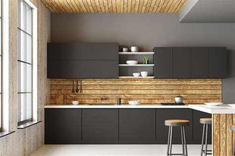 Premium Photo | Modern loft kitchen interior