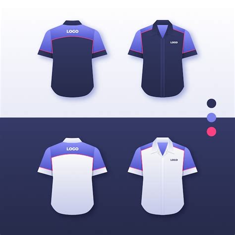 Premium Vector Company Uniform Shirt Design