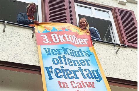 Oktober In Calw Nach Erstmals Wieder Verkaufsoffener Feiertag