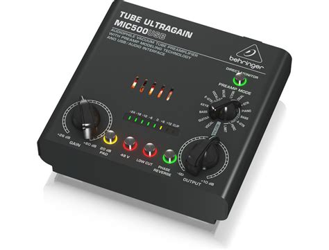 Behringer MIC500USB Tube Microphone Preamp | Equipboard