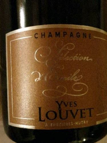 Yves Louvet Sélection dEmile Champagne Premier Cru Vivino US