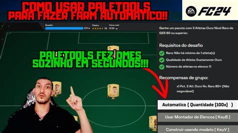 Eafc Como Usar Paletools Para Fazer Dmes Automaticos Rapido E