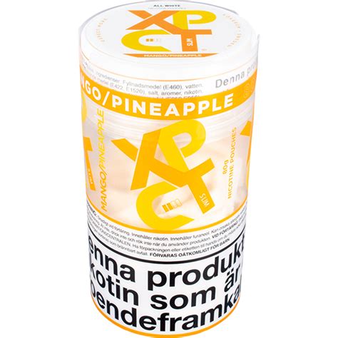 Buy Xpct Mango Pineapple Slim Tube Online Snusexpress Eu