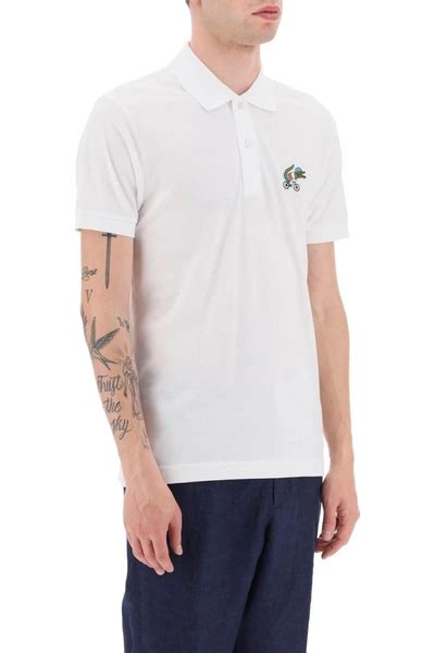 Lacoste Netflix Sex Education Polo Shirt In Organic Cotton Classic Fit