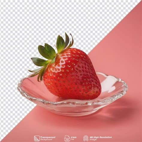 Premium PSD Strawberry Transparent Background Isolated