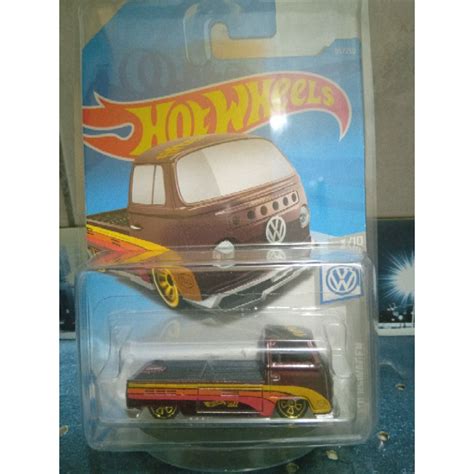 Hot Wheels Volkswagen T Pick Up Super T Hunt Pneus De Borracha Shopee Brasil