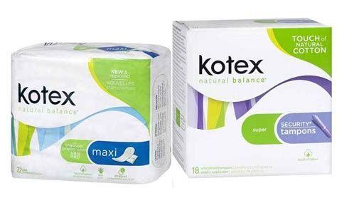 Kotex Natural Balance Coupons | $0.99 for Pads or Tampons at Walgreens
