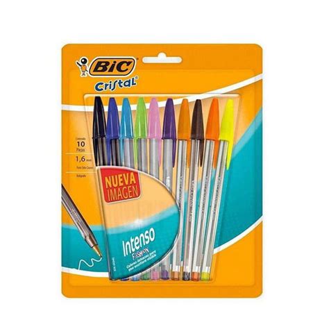 Lapicera Bic Cristal Fashion Intenso X Mm Batik