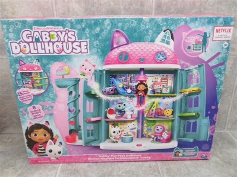 Dreamworks Gabby S Dollhouse Purrfect Playset 15 Pieces Netflix 4637951548