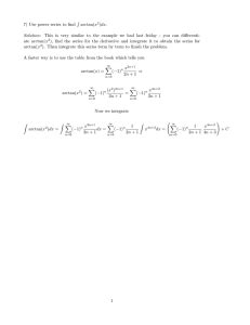 The Useful Arctan Integral Form