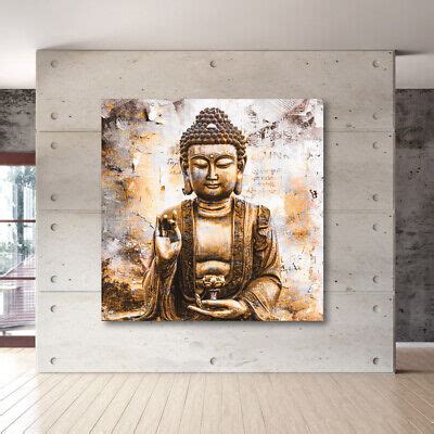 Leinwand Bild Buddha Abstrakt Wandbilder Schlafzimmer Wohnzimmer Bilder