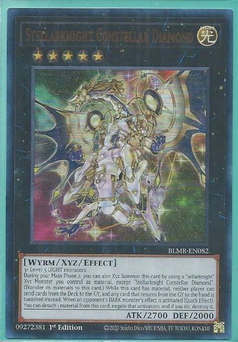 Blmr En Stellarknight Constellar Diamond Ultra Rare Effect Xyz