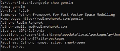 Install Gensim Using Python Pip Geeksforgeeks