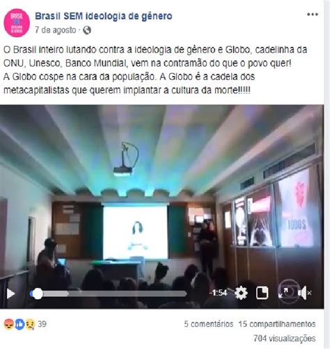 Comunidade Brasil Sem Ideologia De Gênero Fonte Reprodução De Tela