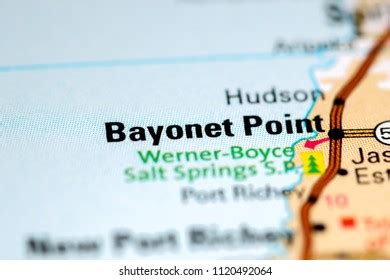 Bayonet Point Florida Usa On Map Stock Photo 1120492064 | Shutterstock