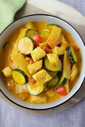 Yellow Curry In Creamy Curry Sauce Rasa Malaysia